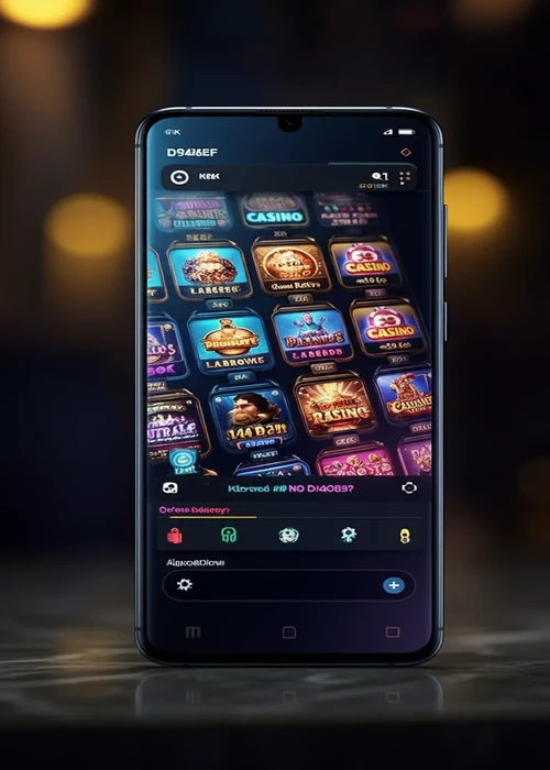Moderní rozhraní Nomini Casino s ovocnou tématikou, zobrazující nabídku bonusů a výběr her pro online zábavu.